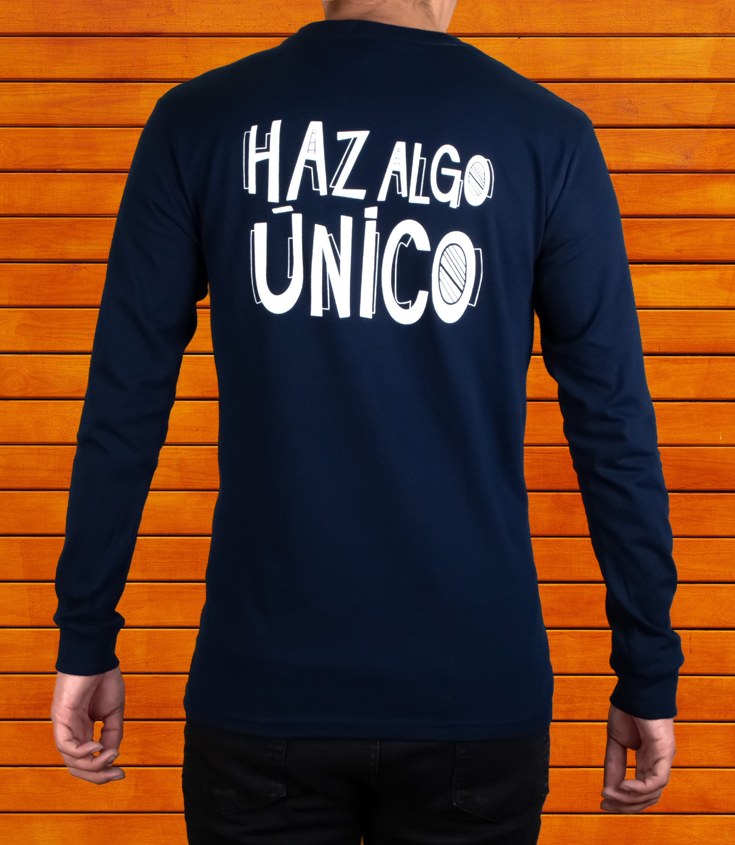 Playera Cuello Redondo Manga Larga Unisex