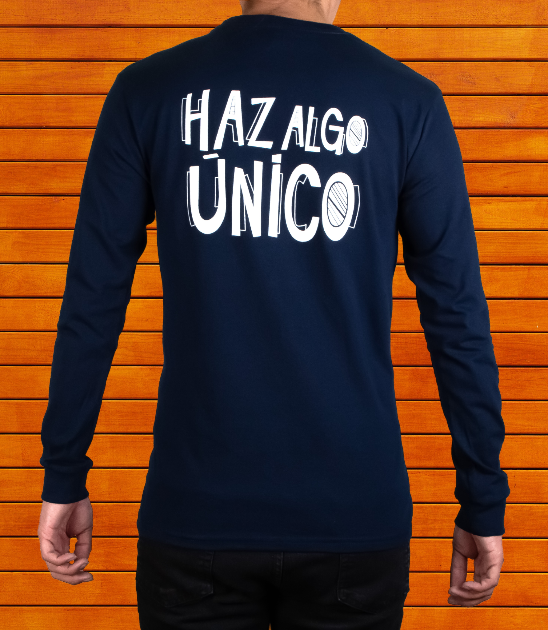Playera Cuello Redondo Manga Larga Unisex