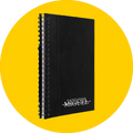 Libreta Negra de Espiral