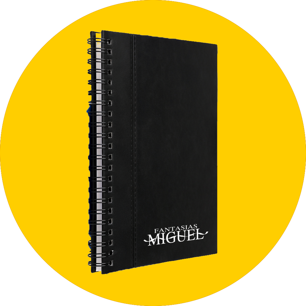 Libreta Negra de Espiral