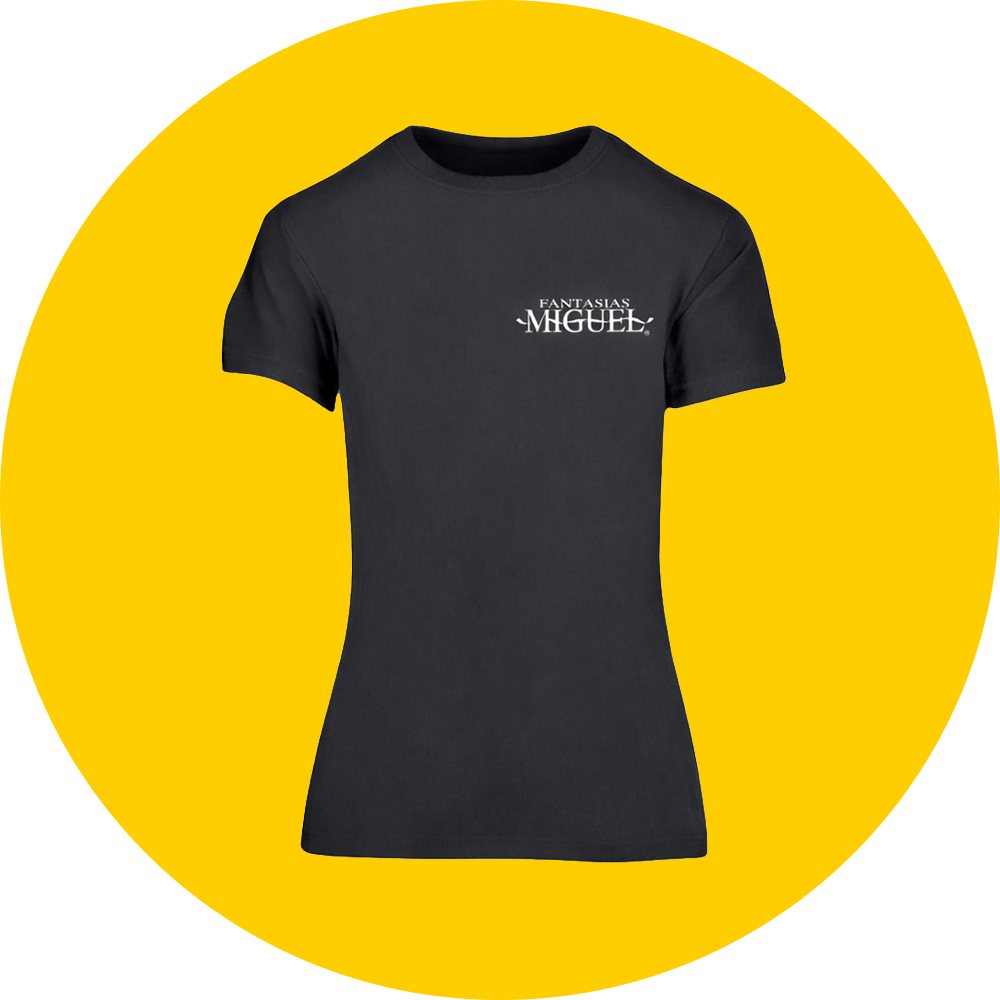 Playera Cuello Redondo Dama Negra