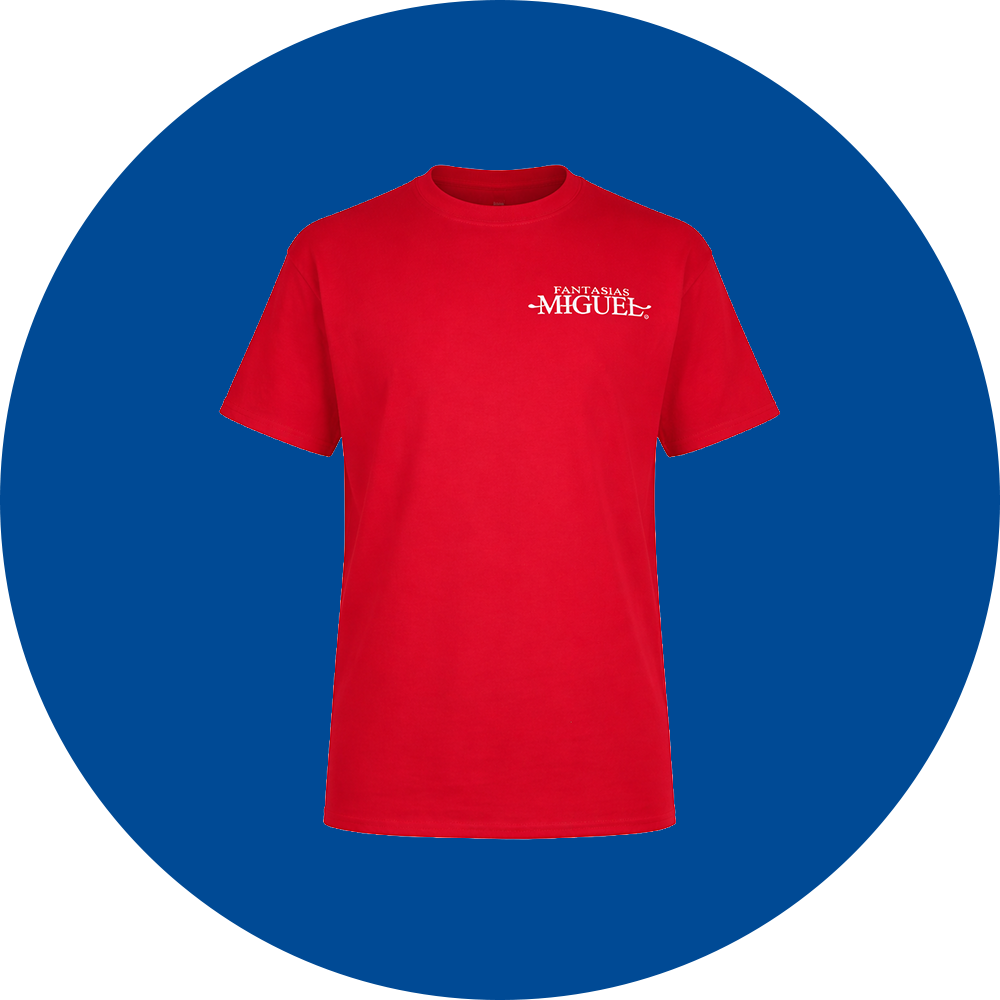 Playera Cuello Redondo Hombre Roja