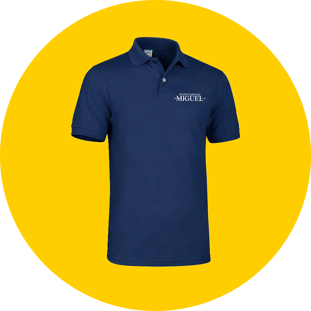 Playera Polo Hombre Azul Marino