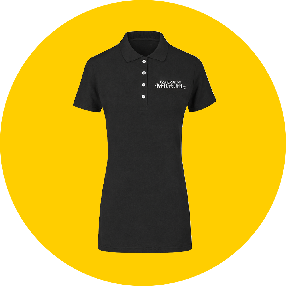 Playera Polo manga corta Dama Negra