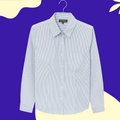 Z-Uniformes/Camisa Azul claro con Rayas