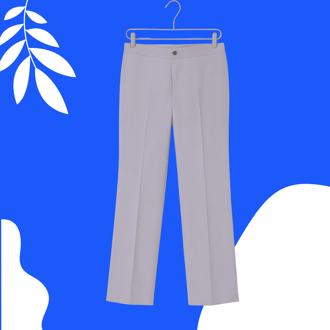 Z-Uniformes/Pantalon Caballero Gris Perla